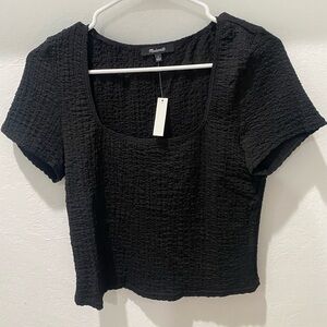 Madewell fitted crop top